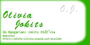 olivia jokits business card